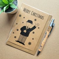 Funny 1990s Mr Benn Christmas Card