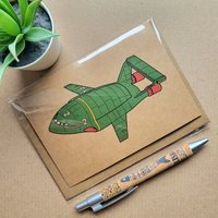 Thunderbirds T2 greeting Card 