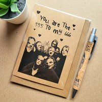 Funny Slipknot Valentines Card