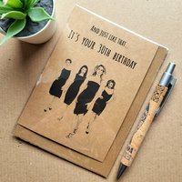 Sex in the City 30th Birthday Card