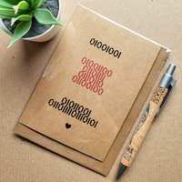 Binary Code I love you Card 