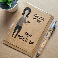 Funny Bobs Burgers Mothers day Card - Linda Belcher