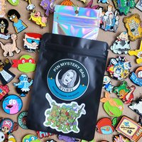 Cartoon Pin Badge Mystery Bag