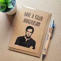 Funny Dexter Anniversary Card