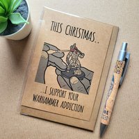 Funny Warhammer Christmas Card