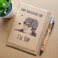 Funny Austin Powers Anniversary Card