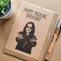 Ozzy Osbourne Birthday card