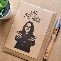 Ozzy Osbourne Fathers Day card