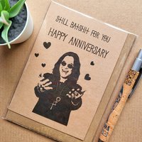 Ozzy Osbourne Anniversary card
