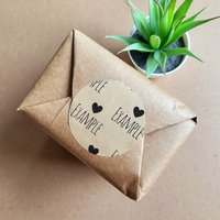 Flat Eric Gift Wrap Stickers