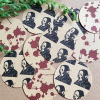 Scream Ghostface Gift Wrap Stickers
