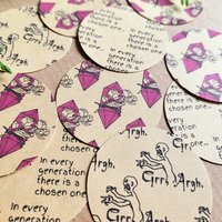Buffy the Vampire Slayer Gift Wrap Stickers