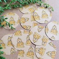 Flat Eric Gift Wrap Stickers
