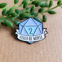 D20 Enamel Pin badge - Dungeons and Dragons