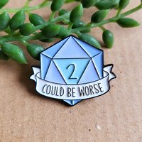 D20 Enamel Pin badge - Dungeons and Dragons