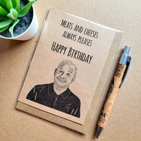 Funny Bob Mortimer Birthday Card