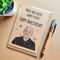 Funny Bob Mortimer Anniversary Card