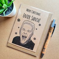 Funny Metallica Christmas card