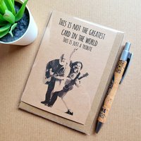 Funny Tenacious D Birthday Card