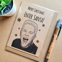 Funny Metallica Christmas card