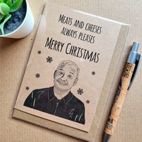 Funny Bob Mortimer Christmas Card