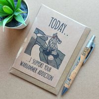 Funny Warhammer Greeting Card