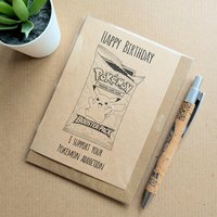 Funny Pokemon TCG Birthday Card