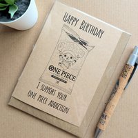 Funny One Piece Birthday Card