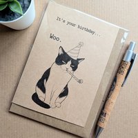 Funny Grumpy Cat Birthday Card