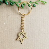 Heartagram HIM Keyring