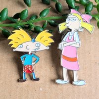 Hey Arnold Enamel Pin Badge Set