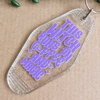 Witch Coffee and Magic Keyring