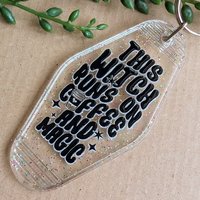 Witch Coffee and Magic Keyring