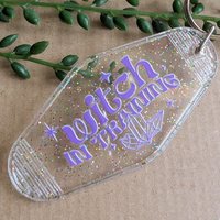 Witch in Training Keyring