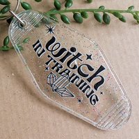 Witch in Training Keyring