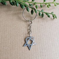 Heartagram HIM Keyring