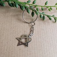 Heartagram HIM Keyring