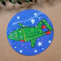 Thunderbird 2 Holographic Vinyl Sticker