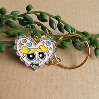 The Powerpuff Girls Keyring - Bubbles