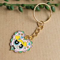 The Powerpuff Girls Keyring - Bubbles