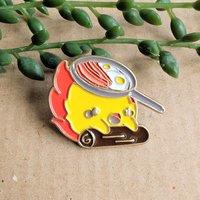Calcifer Enamel Pin Badge