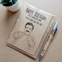 Funny Ted Lasso Birthday Card