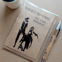 Funny Fleetwood Mac Birthday card