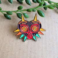 Zelda Majora's Mask Enamel Pin Badge