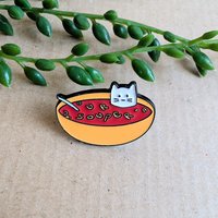 Funny Cat Enamel Pin Badge - You're Super