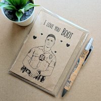 Funny The Rookie Valentines Card 