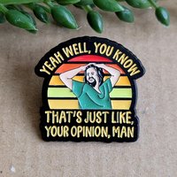 The Big Lebowski Enamel Pin