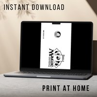 Magic the Gathering Birthday Card - Printable Instant Download