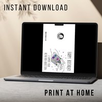 Funny Blind Box Birthday Card - Printable Instant Download