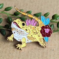 Bearded Dragon Enamel Pin badge